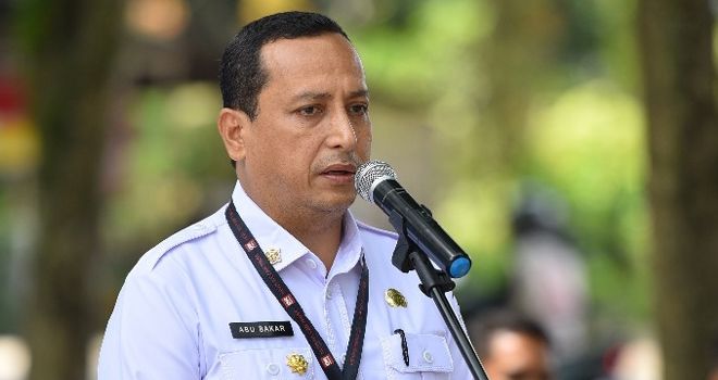 Juru Bicara Percepatan Penanganan Covid-19 Kota Jambi Abu bakar.