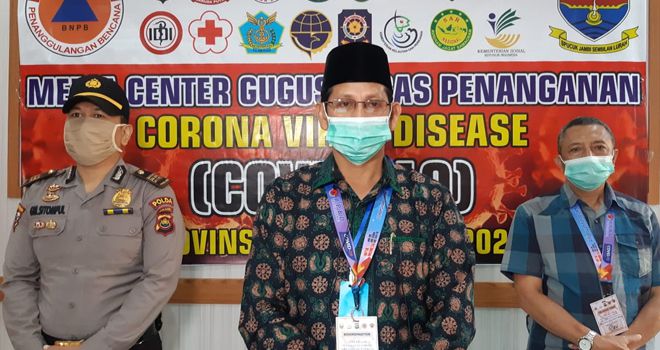 Jubir penanganan Covid19 Provinsi Jambi Johansyah.