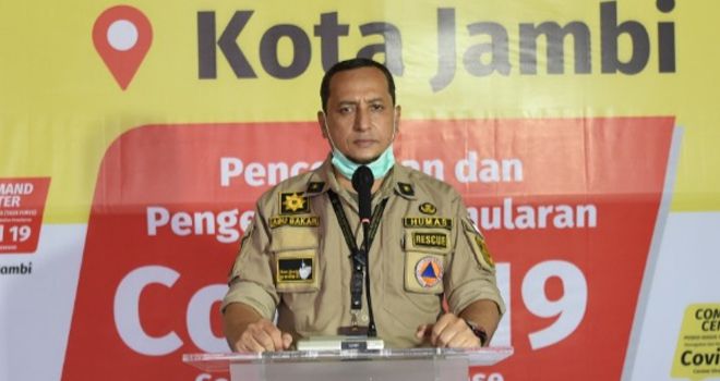 Juru Bicara Gugus Tugas Percepatan Penanganan Covid-19 Kota Jambi, Abu Bakar.