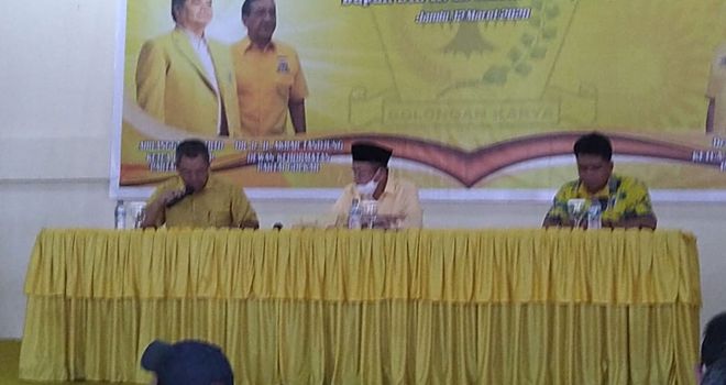 Ketua DPD I Golkar Provinsi Jambi, Cek Endra yang memimpin langsung rapat terbatas tersebut menekankan, komposisi nama-nama pengurus yang telah di SK-kan itulah yang terbaik.