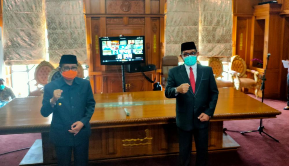 Pj Sekda Sudirman Seusai Dilantik.