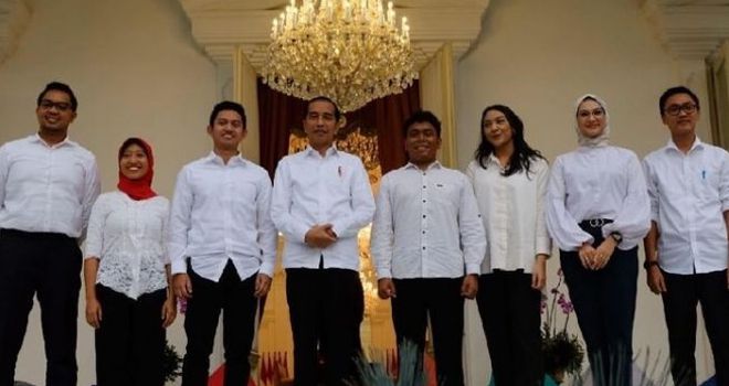 7 Stafsus Jokowi dari kalangan milenial.