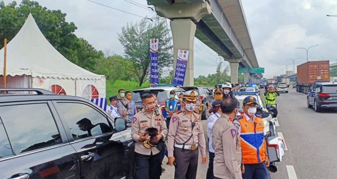 Polda Jabar mulai menggelar operasi ketupat tahun 2020.