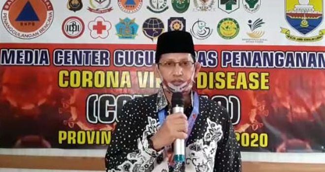 Juru bicara gugus tugas penanganan Covid19 Provinsi Jambi Johansyah.