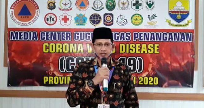 Juru bicara gugus tugas Covid19 Provinsi Jambi Johansyah.