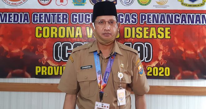 Juru bicara penanganan Covid19 Provinsi Jambi Johansyah.