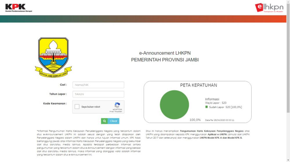 Pelaporan LHKPN.