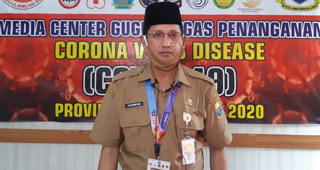 Jubir Gugus tugas Provinsi Jambi Johansyah