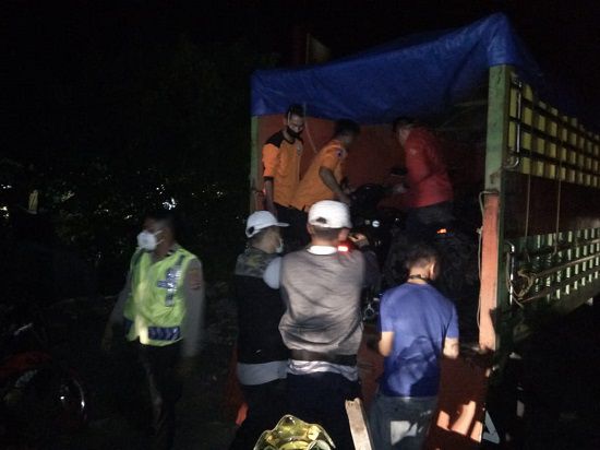 Motor saat Diamankan Polisi.