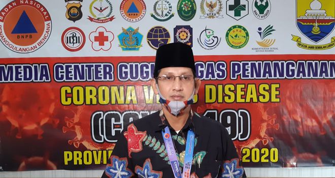 Juru bicara penanganan Covid19 Provinsi Jambi Johansyah.