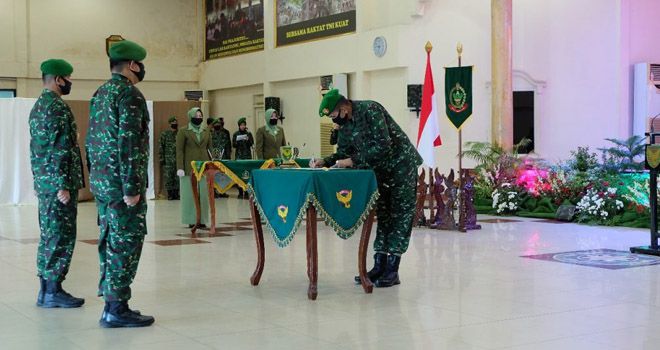 Brigjen TNI Muhammad Zamroni Resmi Jabat Kasdam II/Sriwijaya.