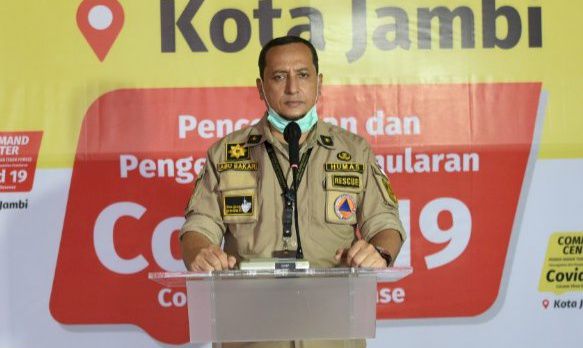 Abu Bakar, Juru Bicara Percepatan Penanganan Covid-19 Kota Jambi.