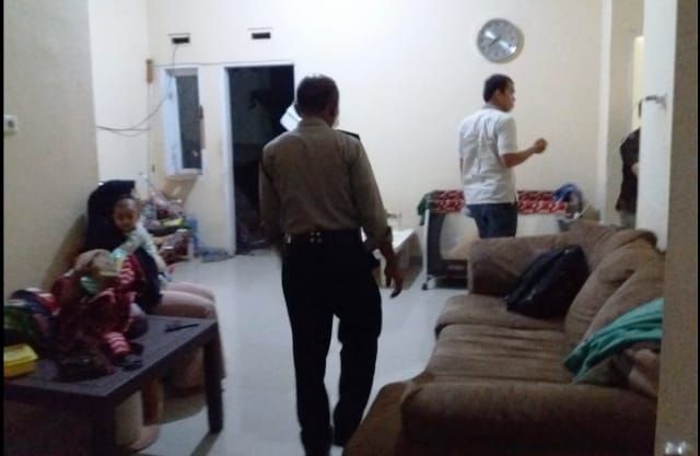 Rumah yang kecurian.