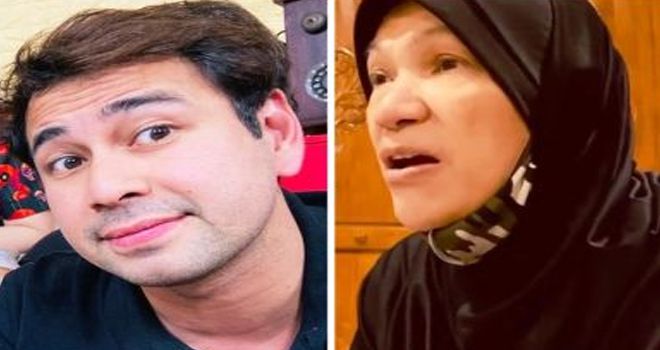 Raffi Ahmad dan Dorce Gamalama.


