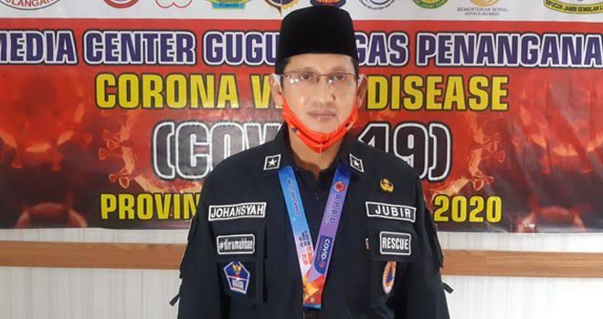 Juru bicara Covid19 Provinsi Jambi Johansyah 