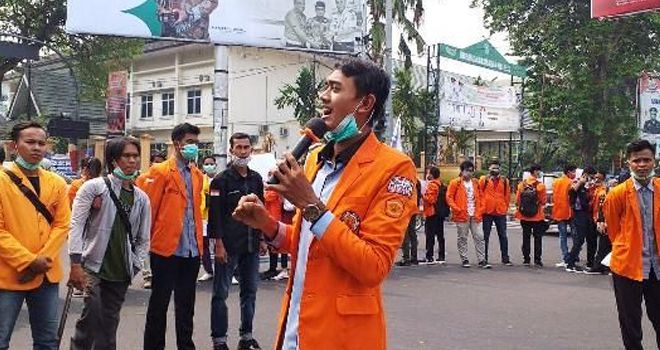 Plt Presiden Mahasiswa BEM Unja Ardy Irawan.