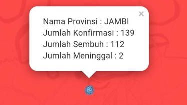 Tak Bertambah, Pasien Terkonfrmasi Covid19 Jambi Dirawat 25 Orang, Sembuh 112
