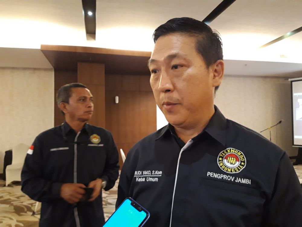 Pengurus Provinsi (Pengprov) Taekwondo Indonesia Jambi dibawah komando Budiyako.