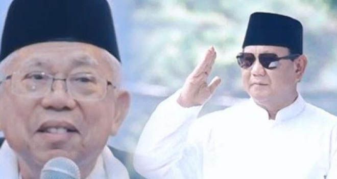 Ma'ruf Amin dan Prabowo Subianto