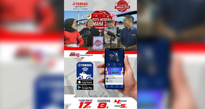 Yamaha Jambi Sukses Mengadakan Pesta Merdeka HUT Kemerdekaan RI Ke 75 secara Virtual