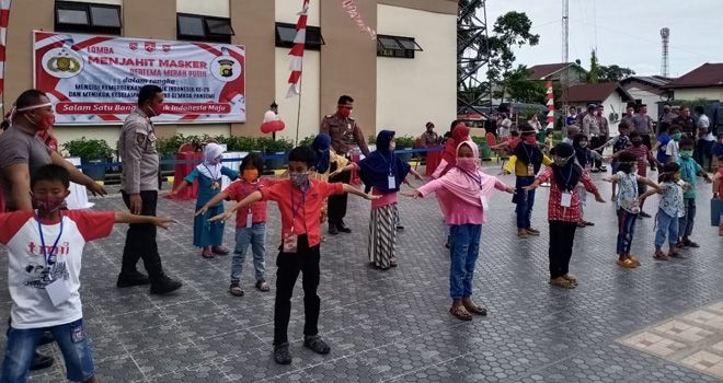 Polres Tanjabbar Gelar Berbagai Macam Lomba