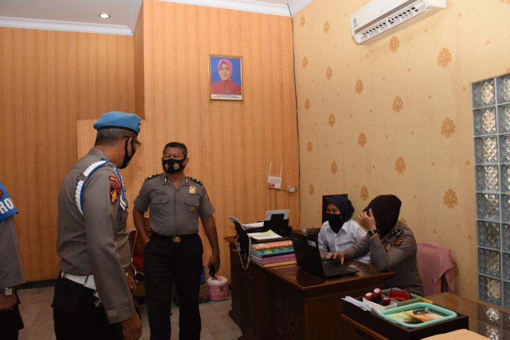 Bidpropam Polda Jambi Cek Protokol Kesehatan Personel