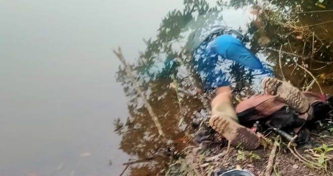 Geger, Warga Rantau Pandan Bungo Temukan Mayat Seorang Pria di Pinggir Danau