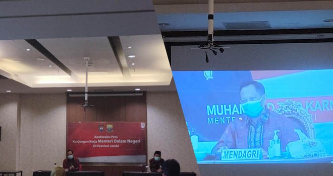 Beri Arahan Pilkada dan Covid19 di Jambi, Ini Yang Disampaikan Mendagri Tito Karnavian