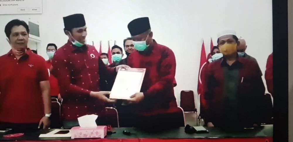 Teng! PDIP Resmi Usung Pasangan Rasyid-Mustakim di Pilkada Tanjabtim

