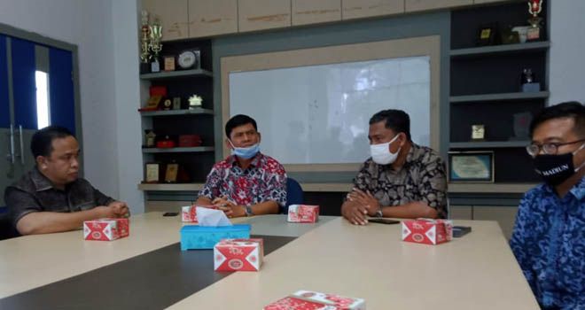 Syafril Nursal Kunjungi Graha Pena Jambi Ekspres