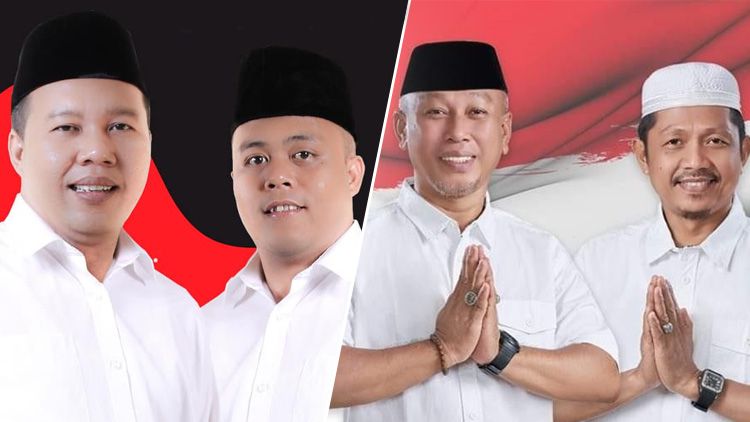 Dua pasangan calon akan bertarung memperebutkan BH 1 T di Pilkada Kabupaten Tanjung Jabung Timur (Tanjabtim) pada 9 Desember 2020 mendatang. 
