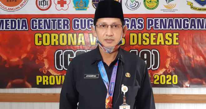 Juru Bicara Satgas Covid-19 Provinsi Jambi Johansyah.