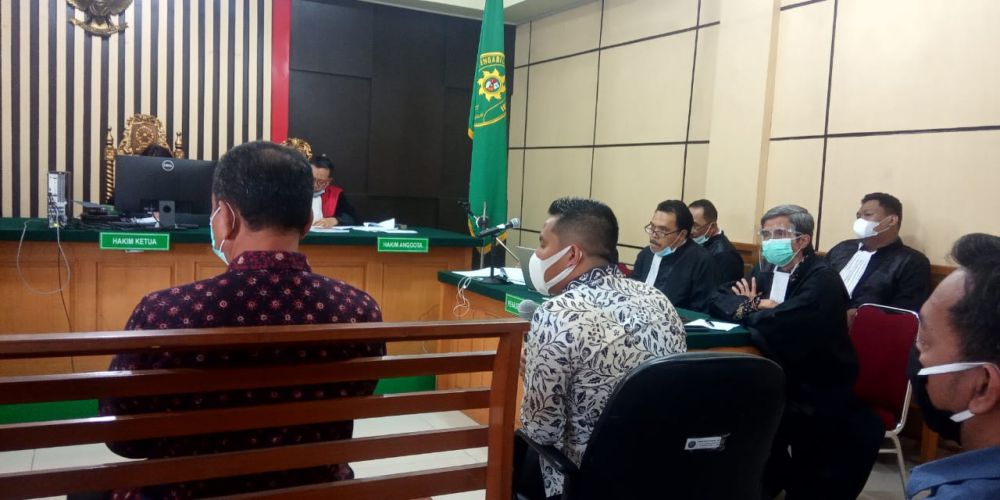 Sidang suap uang ketok palu RAPBD Provinsi Jambi 2017-2018.