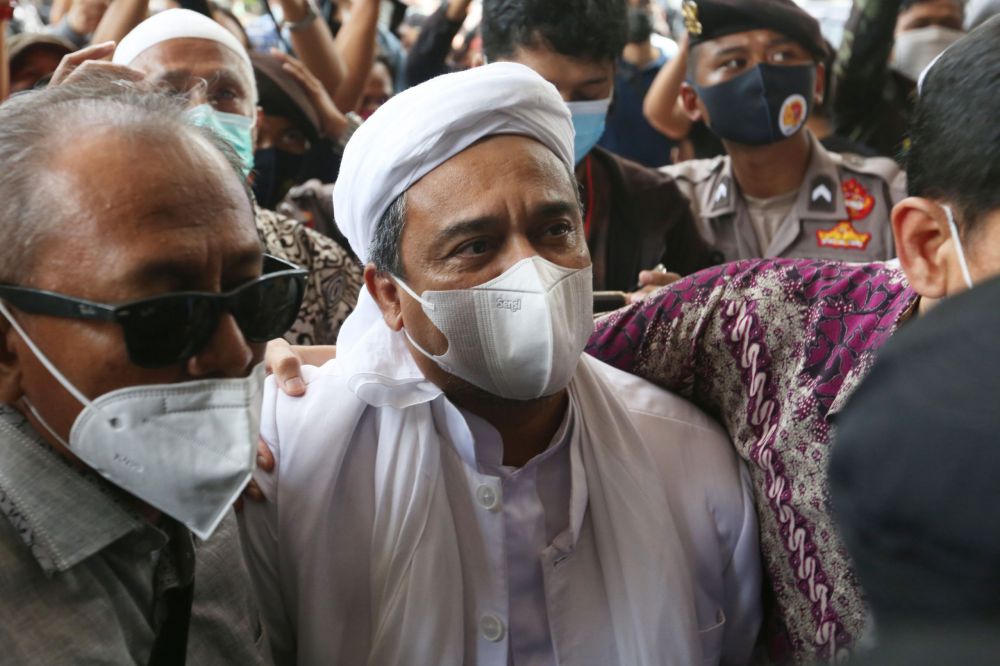 Petinggi Front Pembela Islam, Habib Rizieq Shihab (HRS).