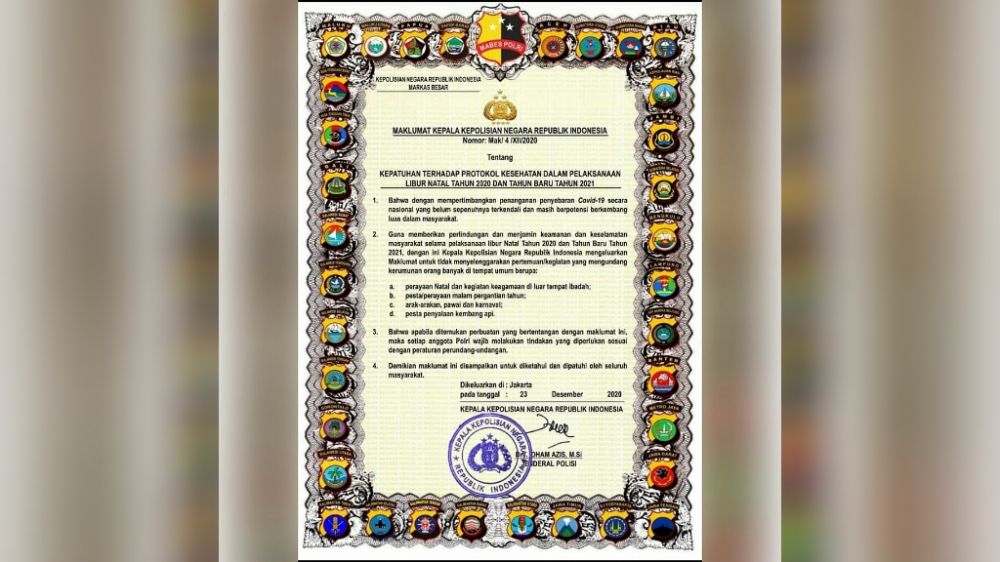 Himbauan Kapolda Jambi.