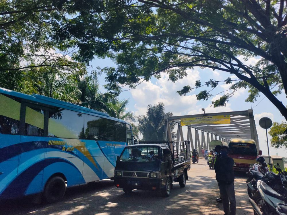 Armada Trans Siginjai saat beroperasi di koridor II yakni Sengeti-Bandara Sultan Thaha.