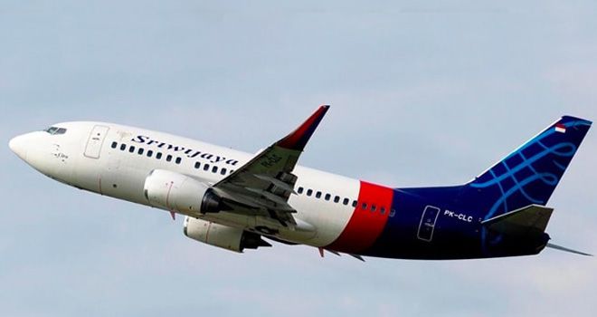 Ilustrasi Pesawat Sriwijaya Air.