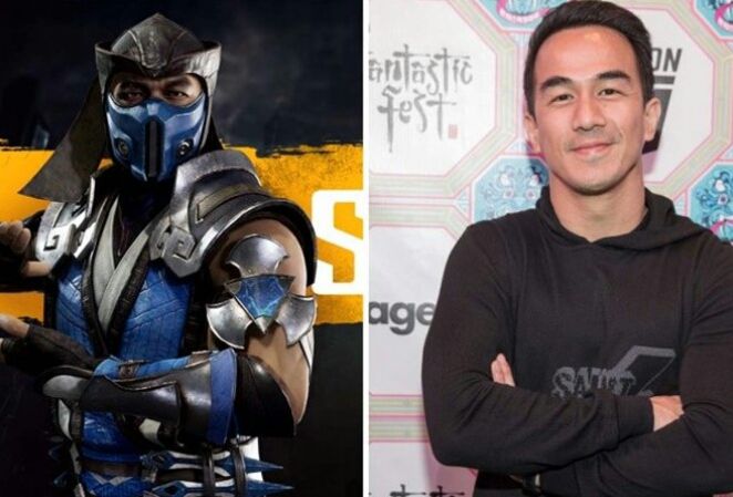 Joe Taslim dan karakter yang akan dimainkannya dalam film Mortal Kombat.