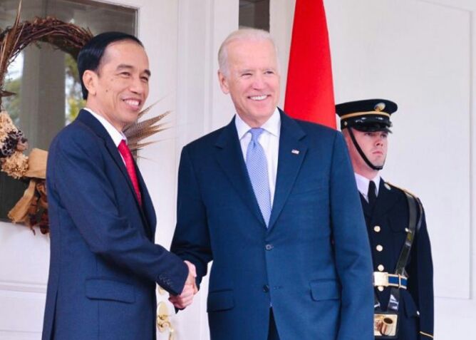 Joe Biden dan Jokowi