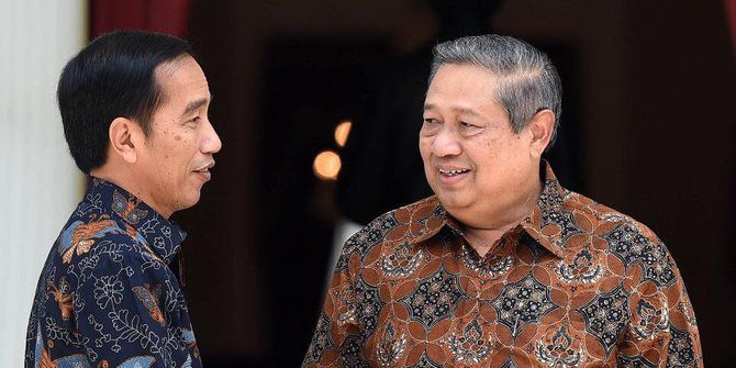 Joko Widodo dan Susilo Bambang Yudhoyono 