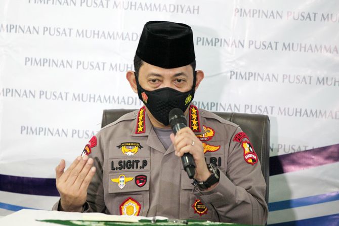Kapolri Jenderal Pol Listyo Sigit Prabowo.
