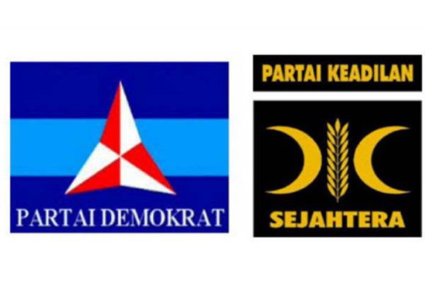 Ilustrasi Partai Demokrat dan PKS