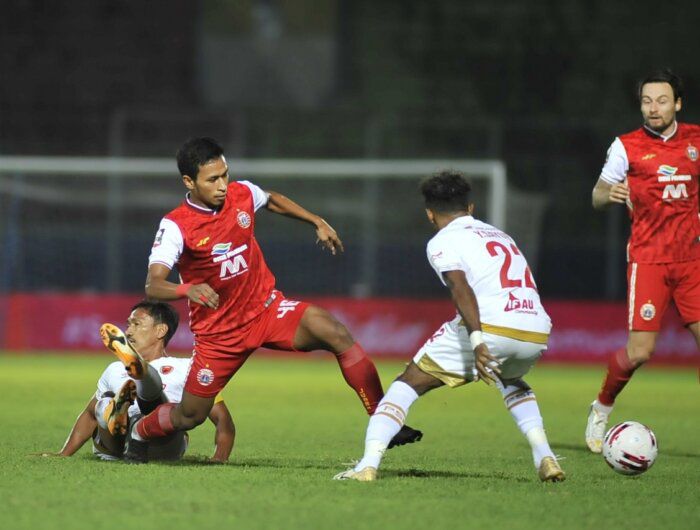 PSM mempermalukan Persija Jakarta di laga pembuka Grup B Piala Menpora 2021 di Stadion Kanjuruhan Malang. 