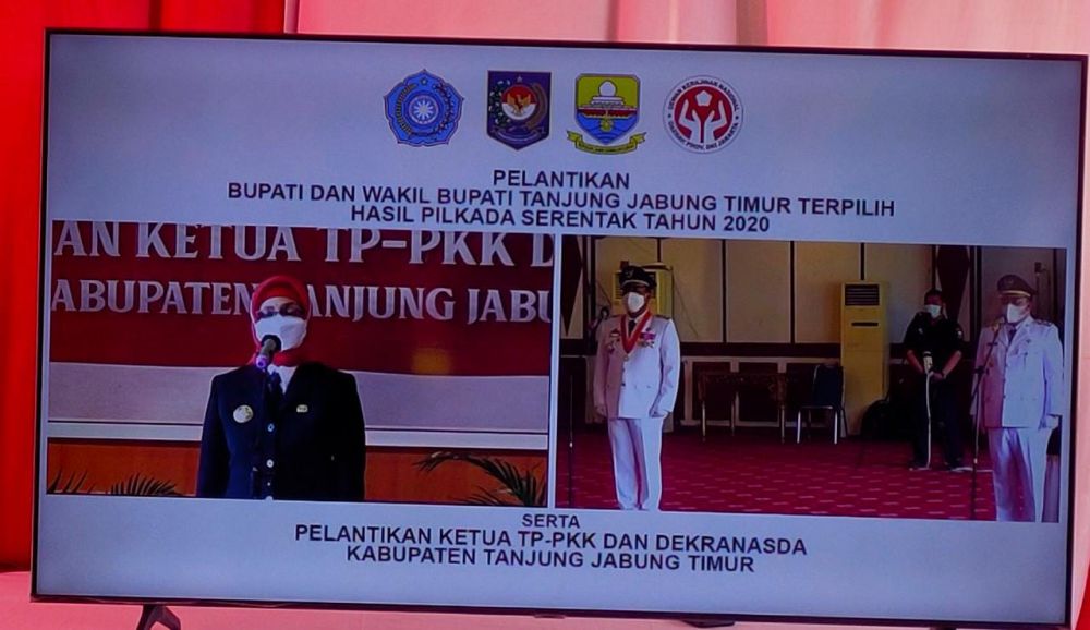 Sah ! Pj Gubernur Jambi Lantik Bupati/Wabup Tanjab Timur.