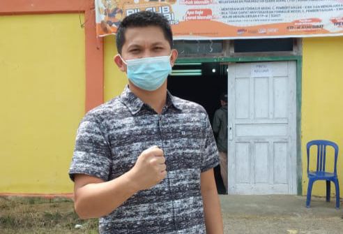 Ketua Milenial Al Haris-Sani Kabupaten Kerinci, Wahyu Juari.