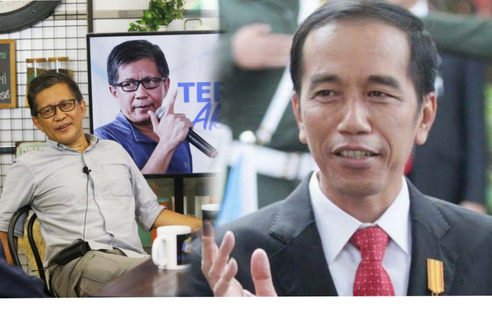 Rocky Gerung dan Jokowi