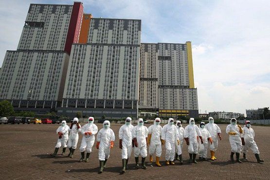 Rumah Sakit Darurat Corona Wisma Atlet, Kemayoran Jakarta Pusat.