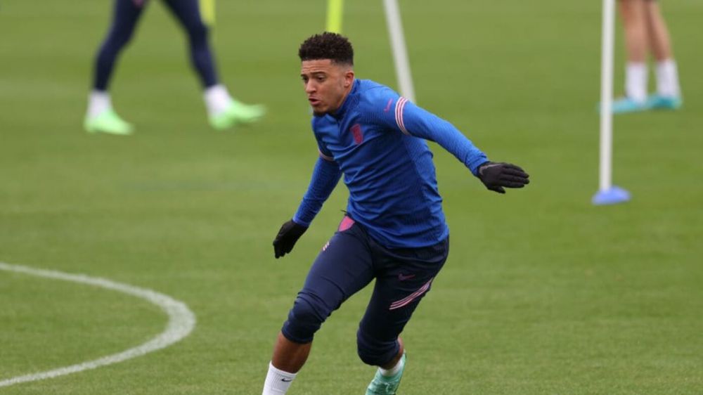 Pemain Inggris, Jadon Sancho. (FA)