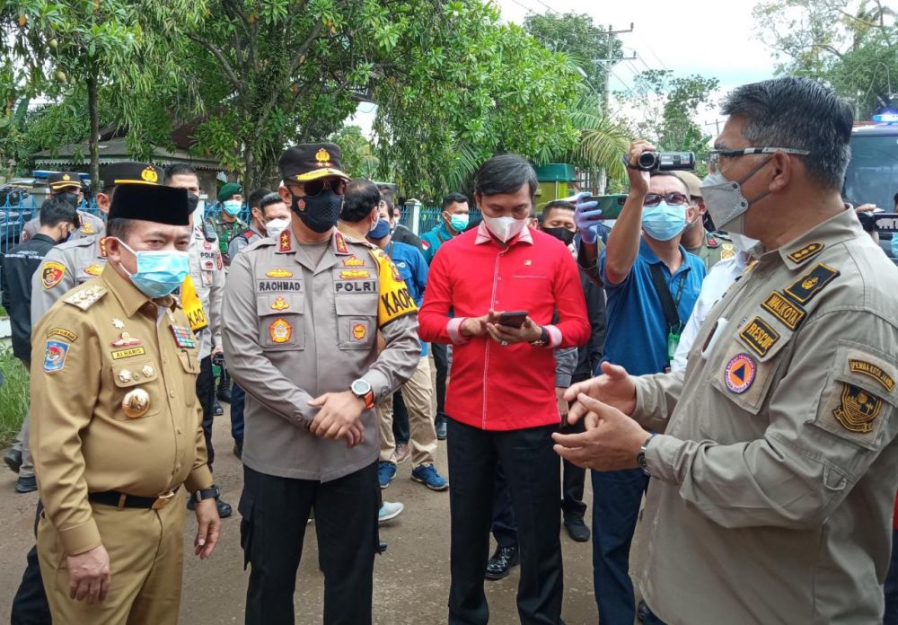 Kapolda Jambi Tinjau Pos Pengetatan, Hari Pertama Cukup Kondusif