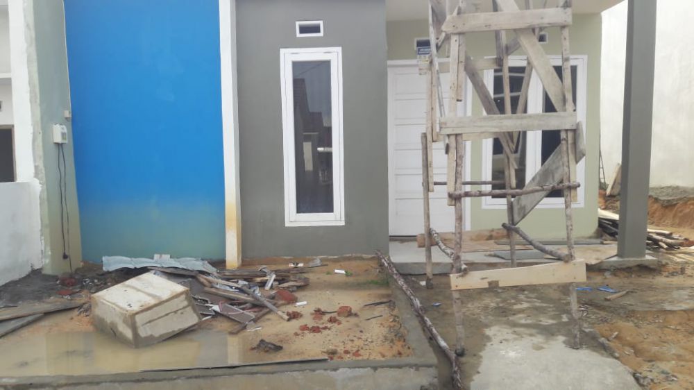Rumah Pribadi Milik Pria di Jambi Malah Ditinggal Kabur Pemborong.